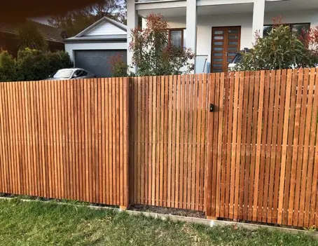 Premium Merbau Slatted Gates